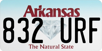 AR license plate 832URF
