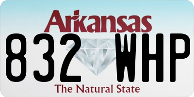 AR license plate 832WHP