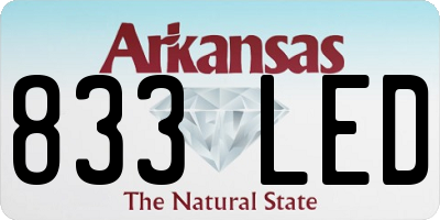 AR license plate 833LED