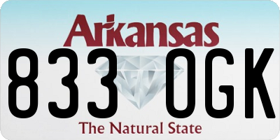 AR license plate 833OGK