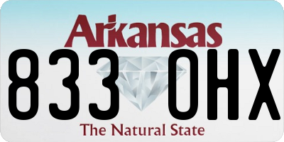 AR license plate 833OHX