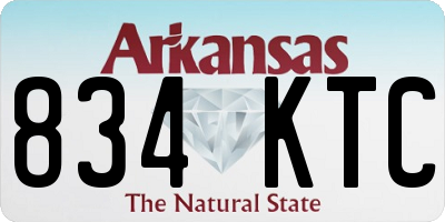 AR license plate 834KTC
