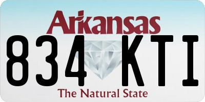 AR license plate 834KTI
