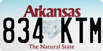 AR license plate 834KTM