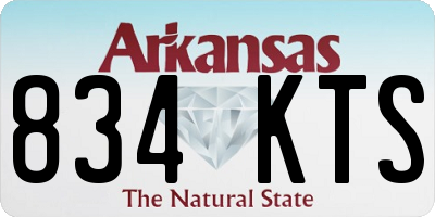 AR license plate 834KTS