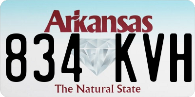 AR license plate 834KVH