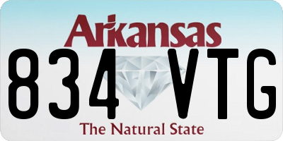 AR license plate 834VTG