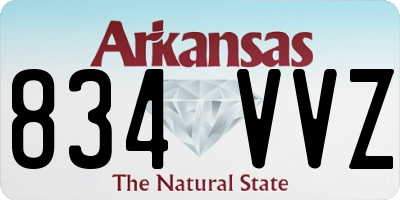 AR license plate 834VVZ