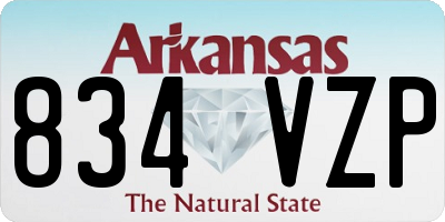 AR license plate 834VZP