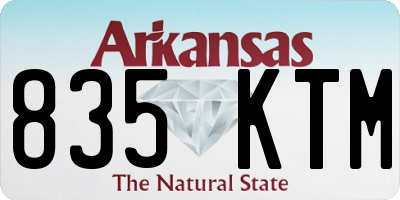 AR license plate 835KTM