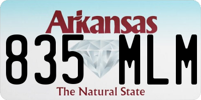 AR license plate 835MLM