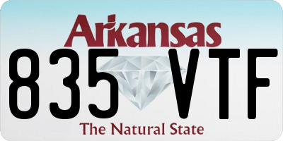 AR license plate 835VTF