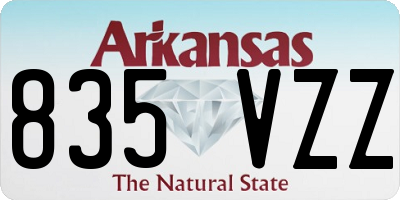 AR license plate 835VZZ