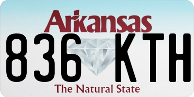 AR license plate 836KTH