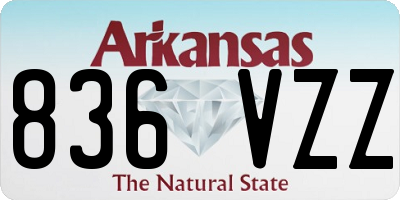 AR license plate 836VZZ