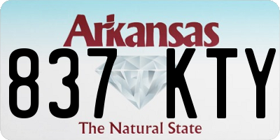 AR license plate 837KTY