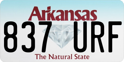 AR license plate 837URF