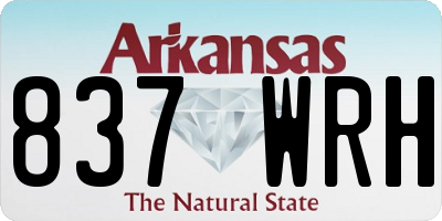 AR license plate 837WRH