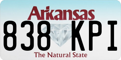 AR license plate 838KPI