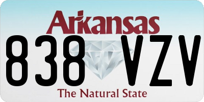 AR license plate 838VZV