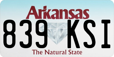 AR license plate 839KSI
