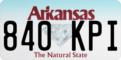 AR license plate 840KPI