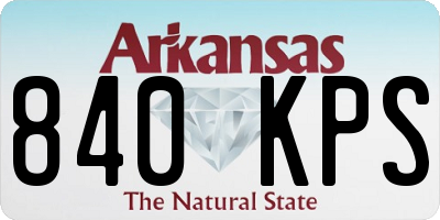 AR license plate 840KPS