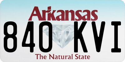 AR license plate 840KVI