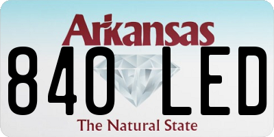 AR license plate 840LED