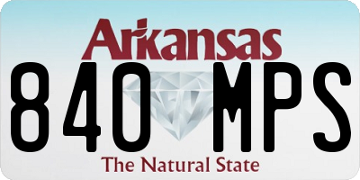 AR license plate 840MPS