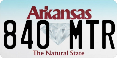 AR license plate 840MTR