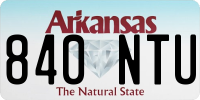 AR license plate 840NTU