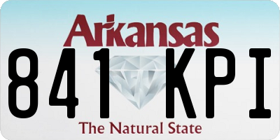 AR license plate 841KPI