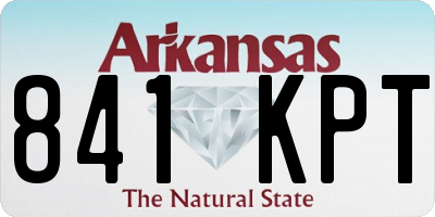 AR license plate 841KPT