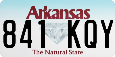 AR license plate 841KQY