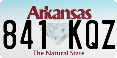 AR license plate 841KQZ