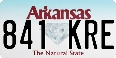 AR license plate 841KRE