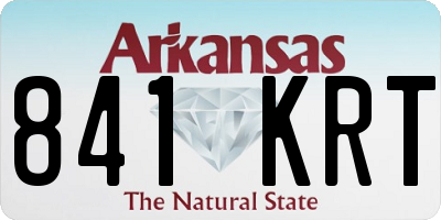 AR license plate 841KRT