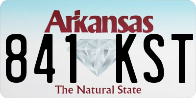 AR license plate 841KST