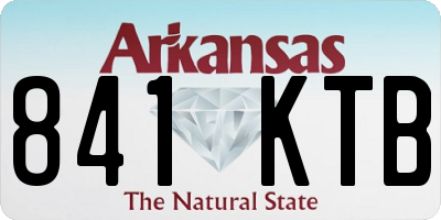 AR license plate 841KTB