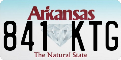 AR license plate 841KTG