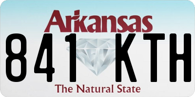 AR license plate 841KTH