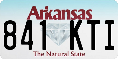 AR license plate 841KTI