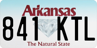 AR license plate 841KTL