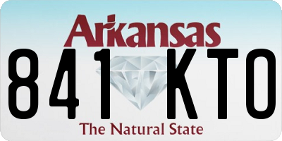 AR license plate 841KTO