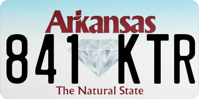 AR license plate 841KTR