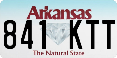 AR license plate 841KTT