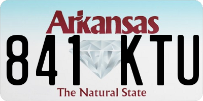 AR license plate 841KTU