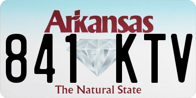 AR license plate 841KTV