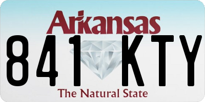 AR license plate 841KTY